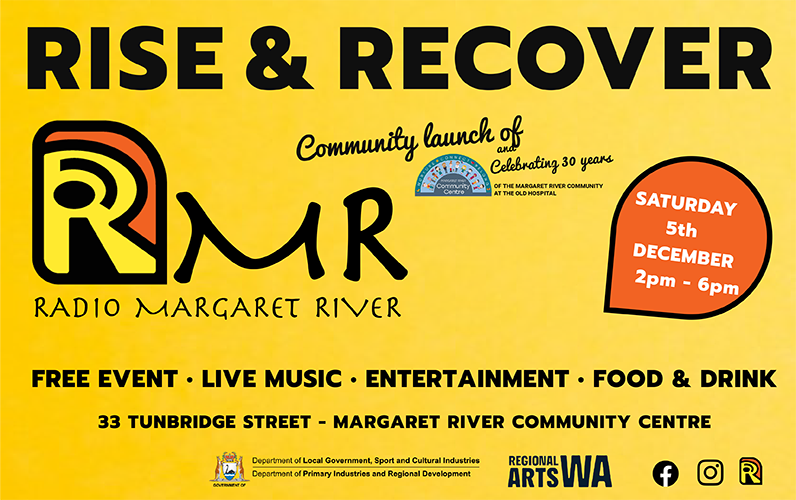 Margaret River Rise & Recover RMR Launch